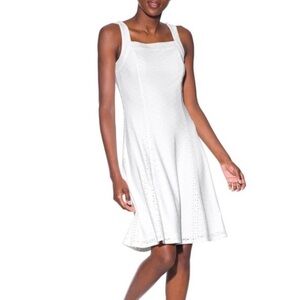 WHBM Eyelet A Line Dress